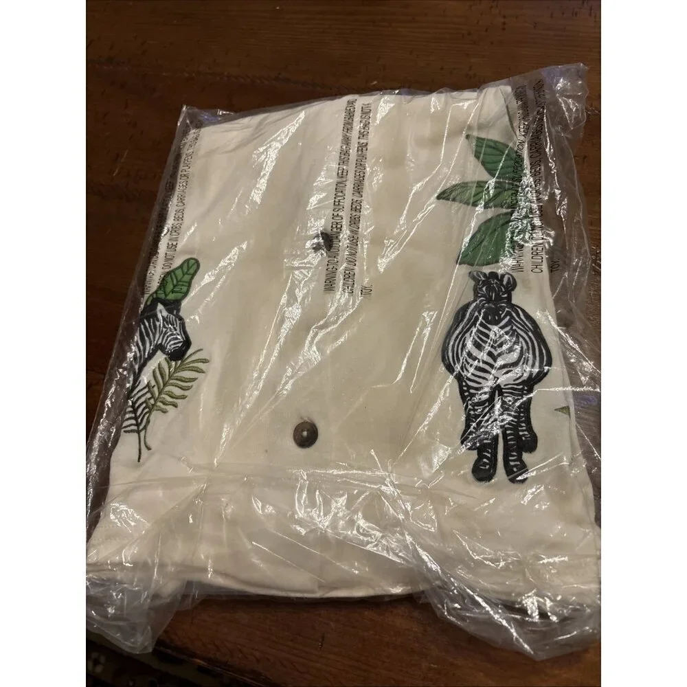 New Blair Button Down Henley 3XL Zebra Shirt New - Picture 2 of 9